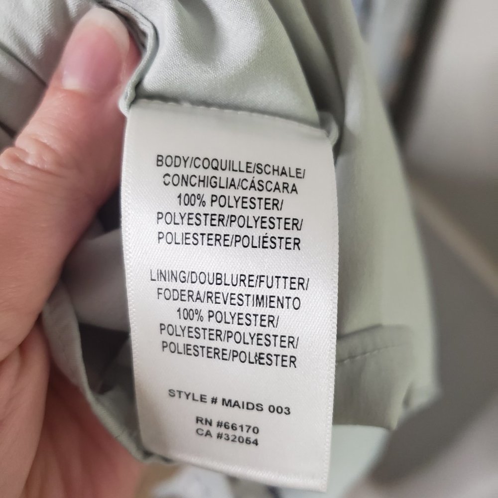 BHLDN Parsons Dress Light Gray/Silver Dress with Floral Embroidery - Picture 11 of 11